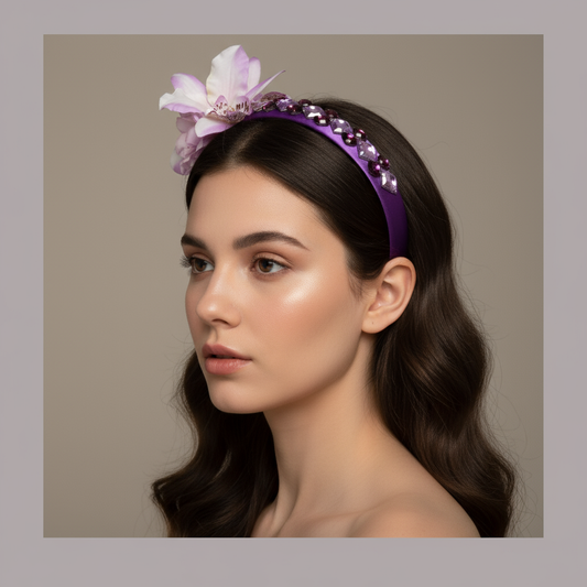Agapanthus Floral Headband