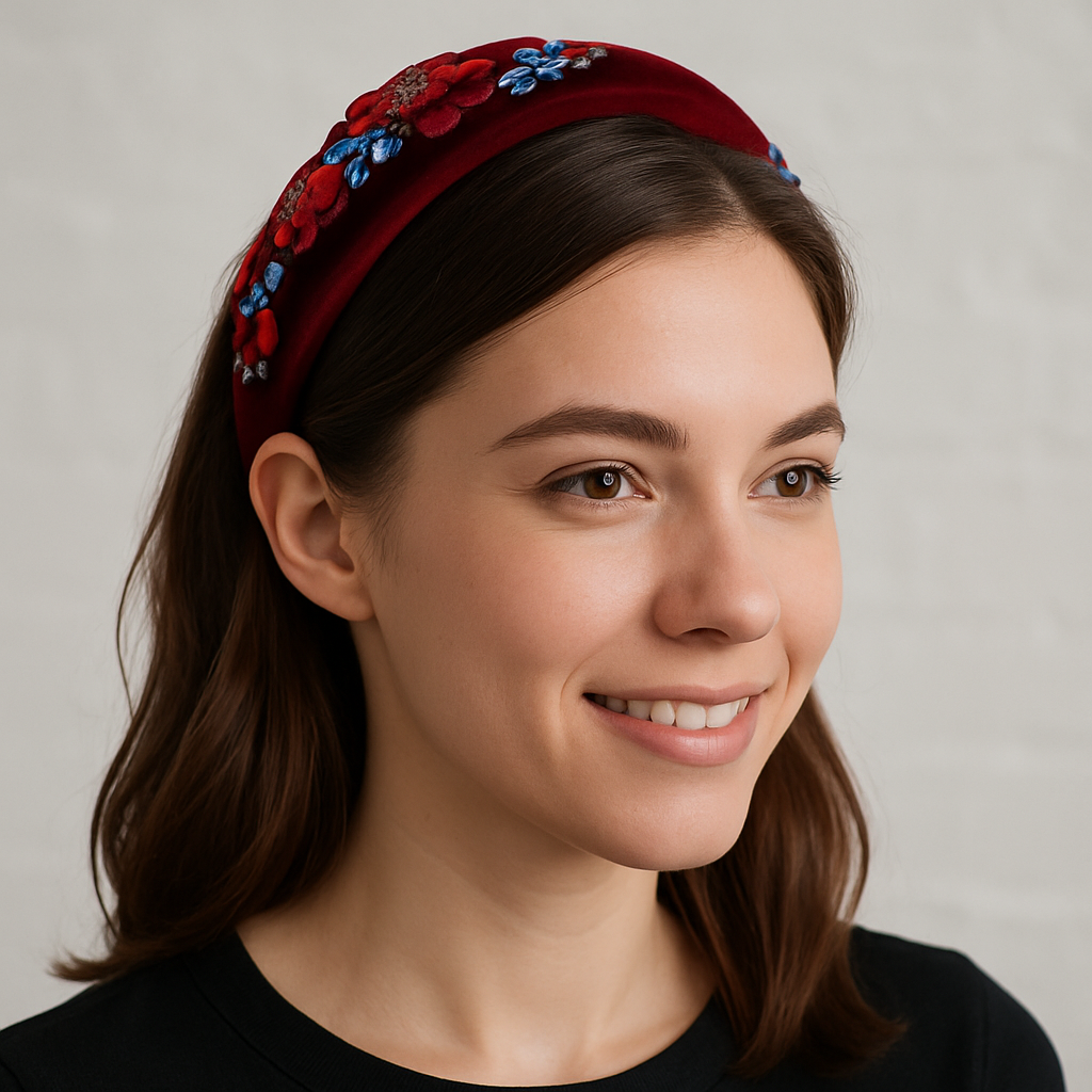 Verbena Floral Headband