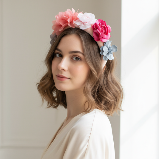 Gerbera Floral Headband