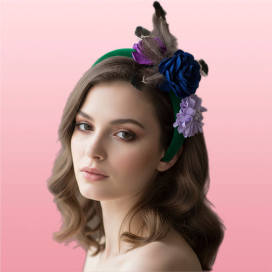 Cornflower Floral Headband