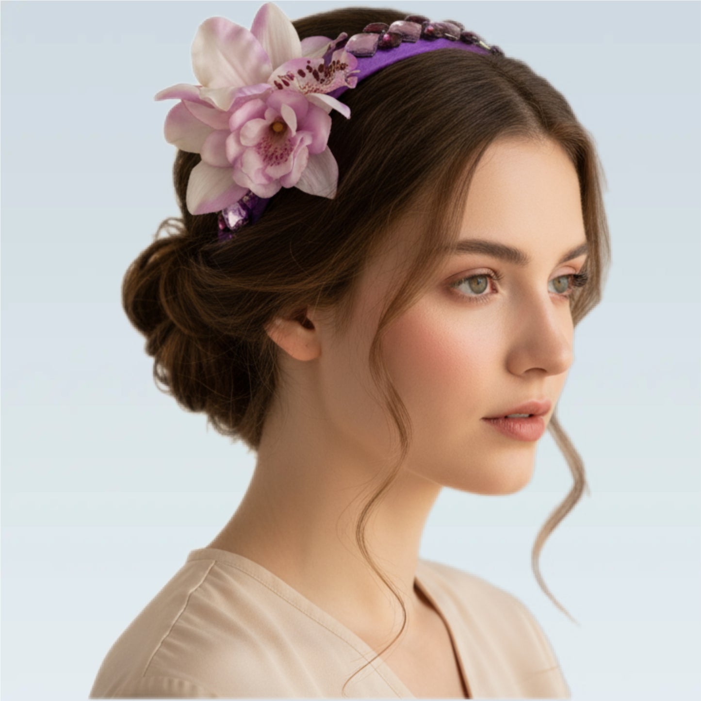 Agapanthus Floral Headband