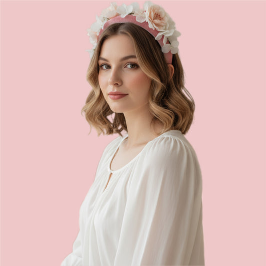 Gardenia Floral Headband