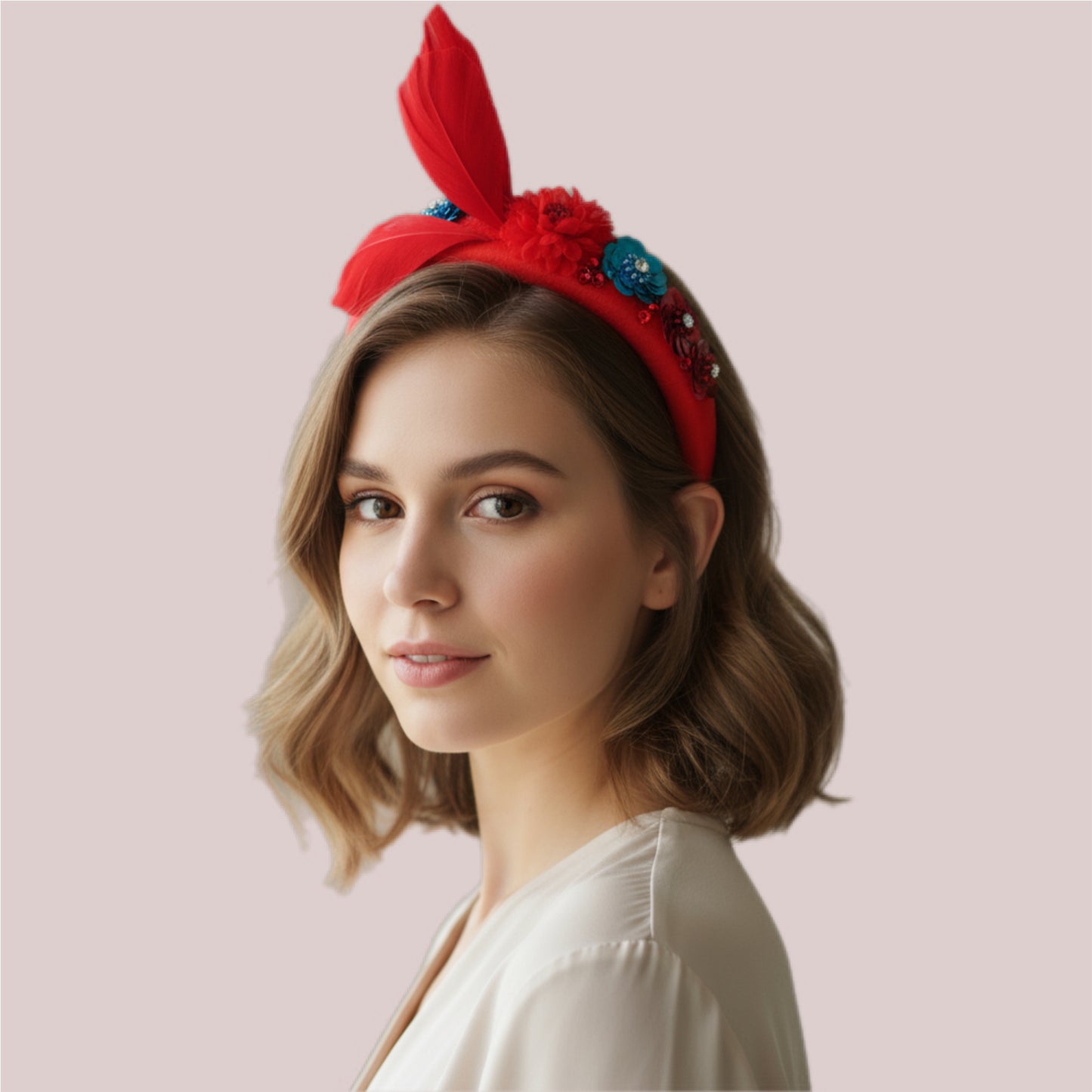 Geranium Floral Headband