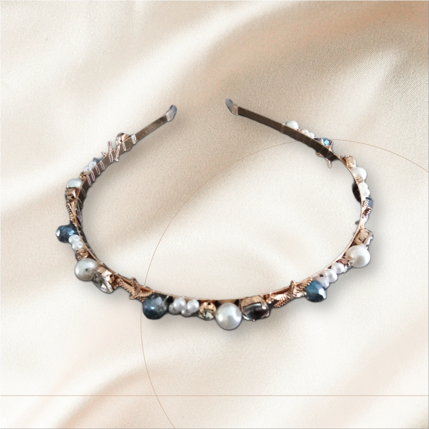 Starfish & Pearl Design Head Piece