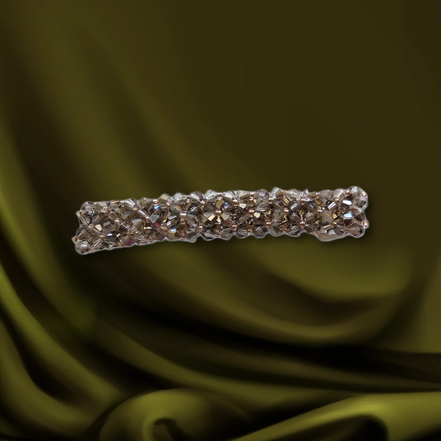 7x Crystal Decor Hair Clip Pack