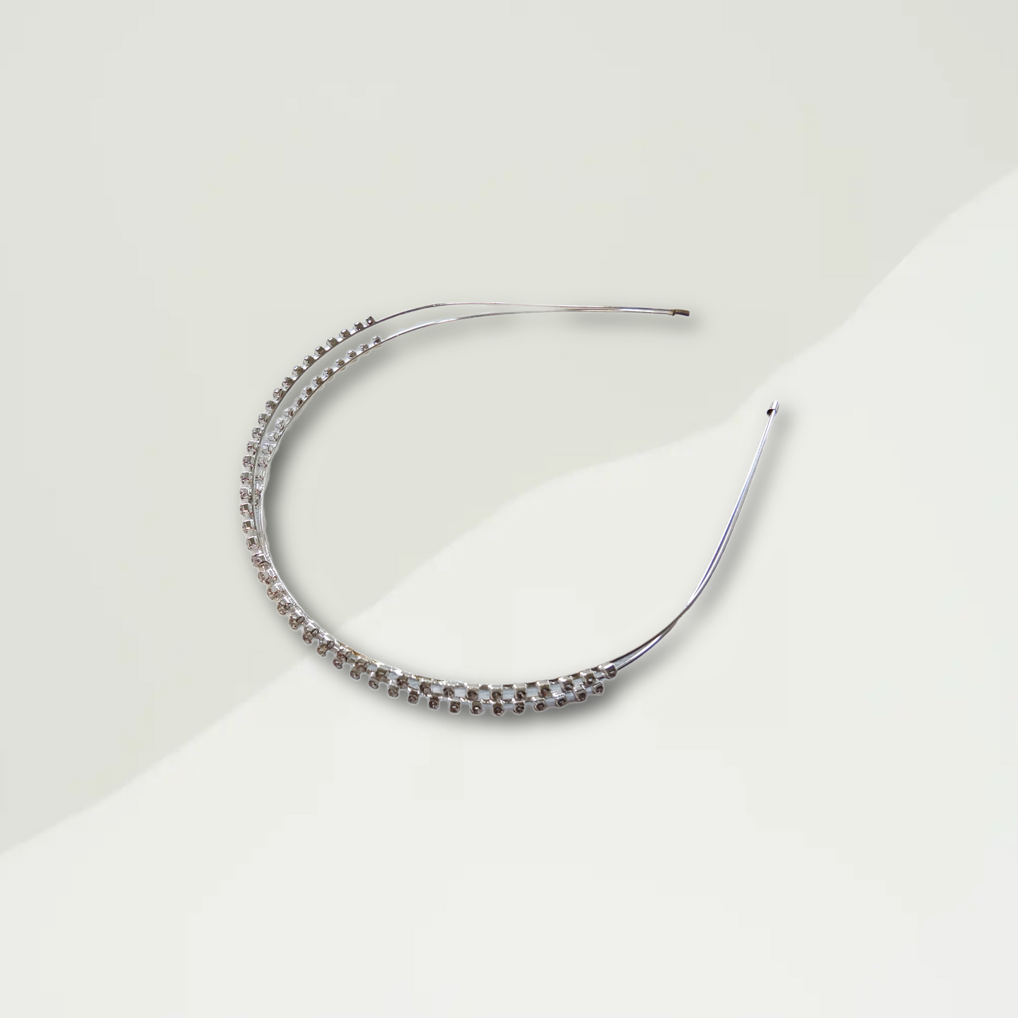 Silver Diamante Head Piece