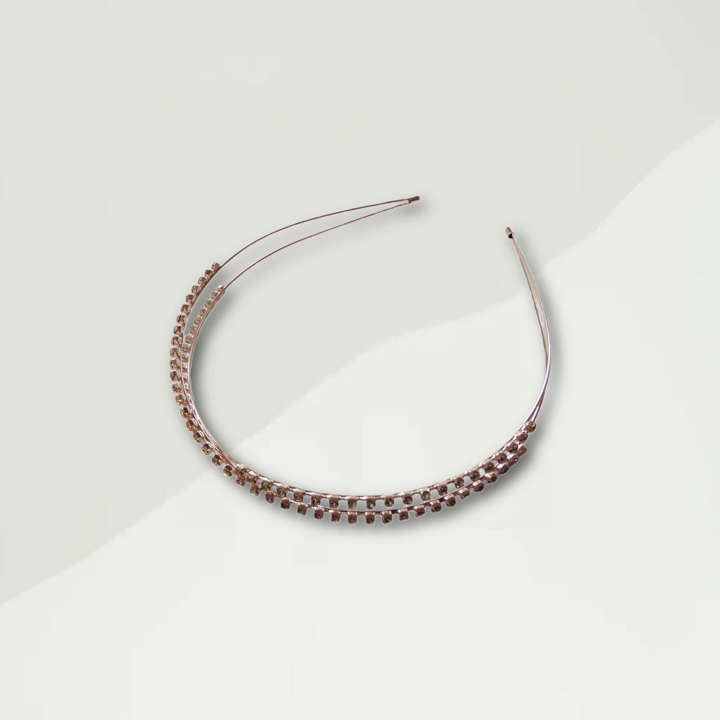 Rose Gold Diamante Head Piece