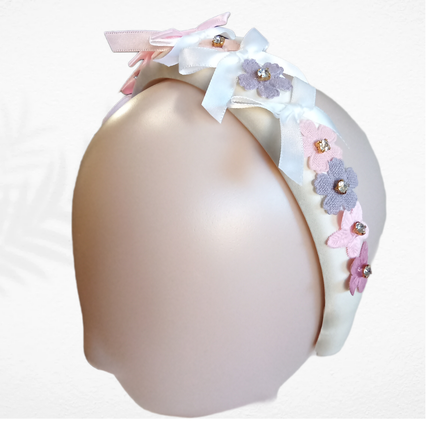 Snowball Floral Headband