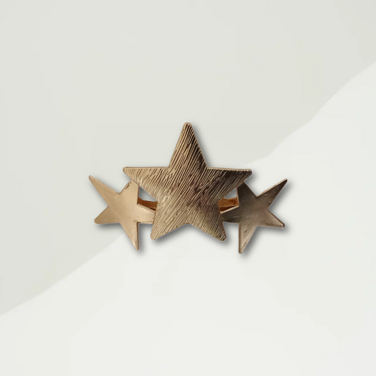 3 Stars Design Hair Clip
