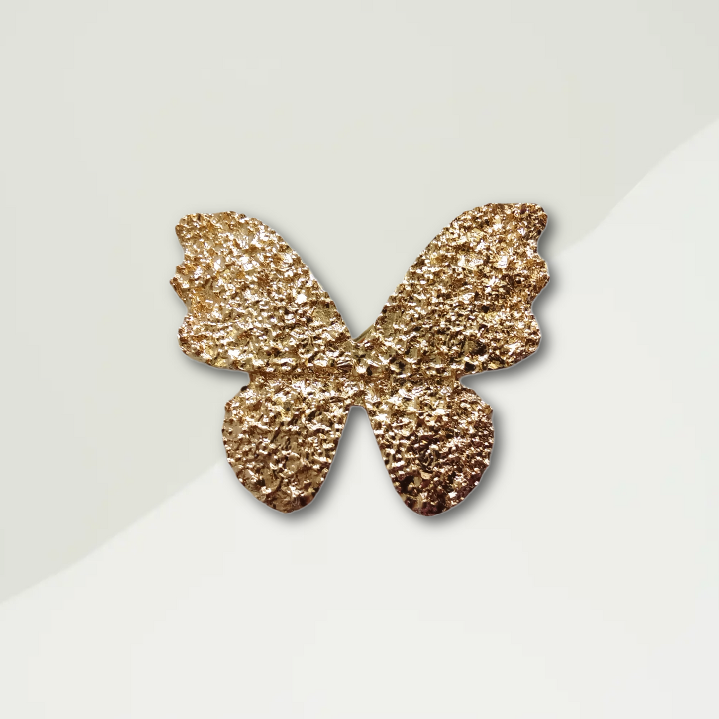 Gold Butterfly Design Hair Clip