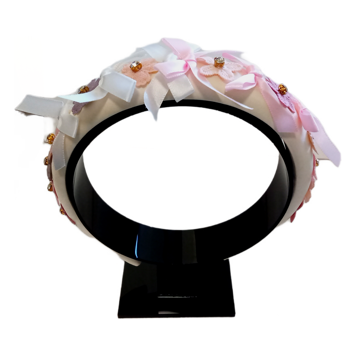 Snowball Floral Headband