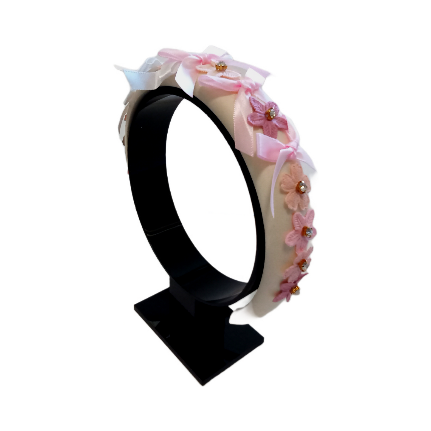 Snowball Floral Headband