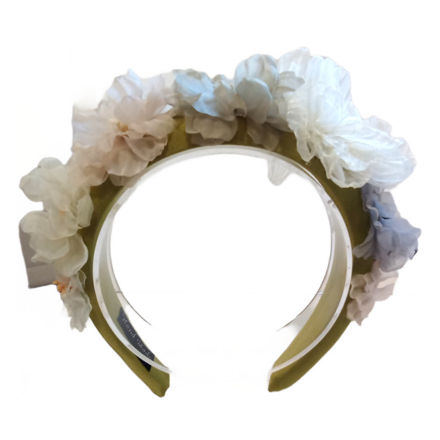 White Thistle Floral Headband