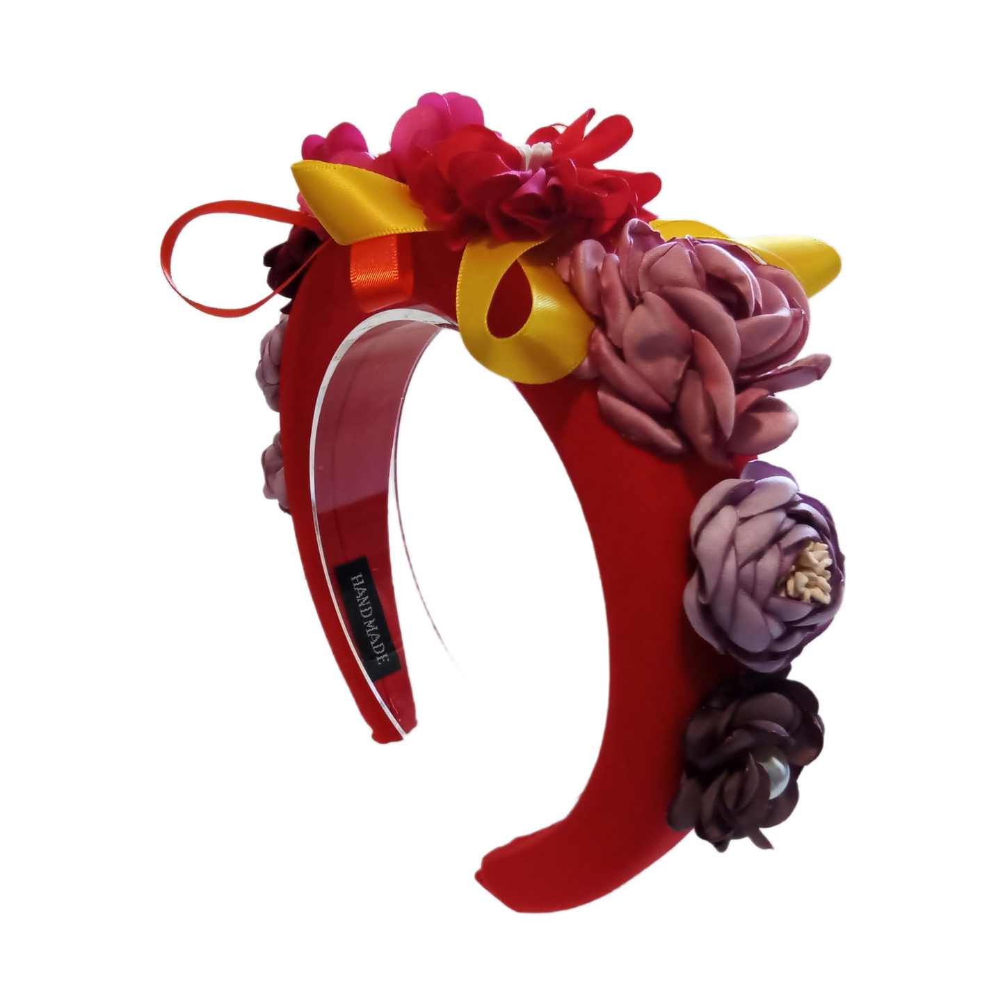 Red Poppy Floral Headband