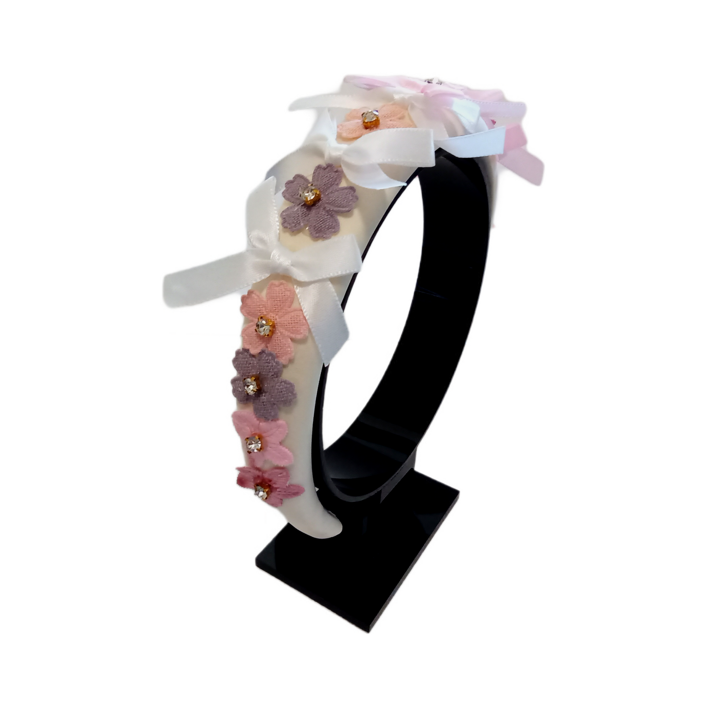 Snowball Floral Headband
