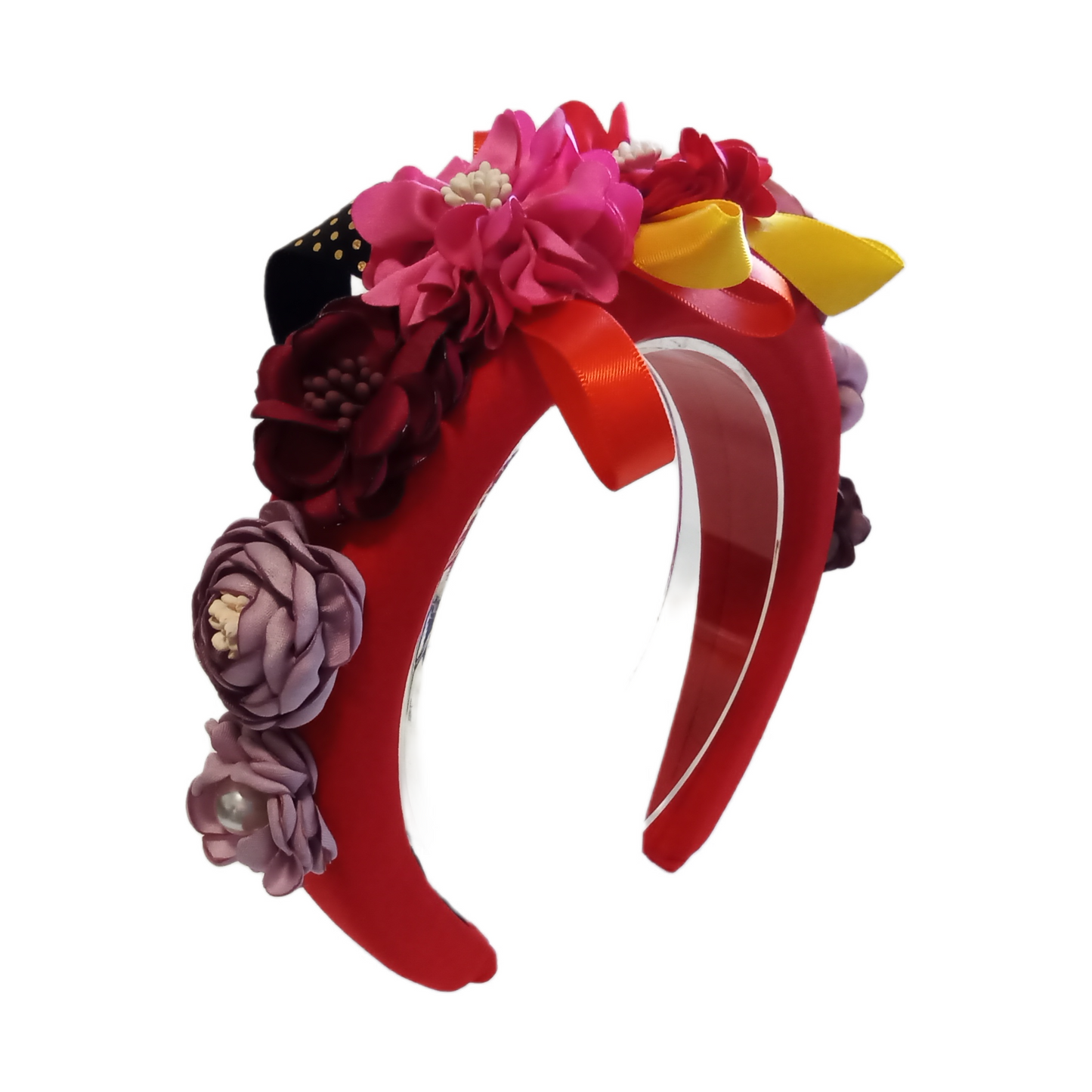 Red Poppy Floral Headband
