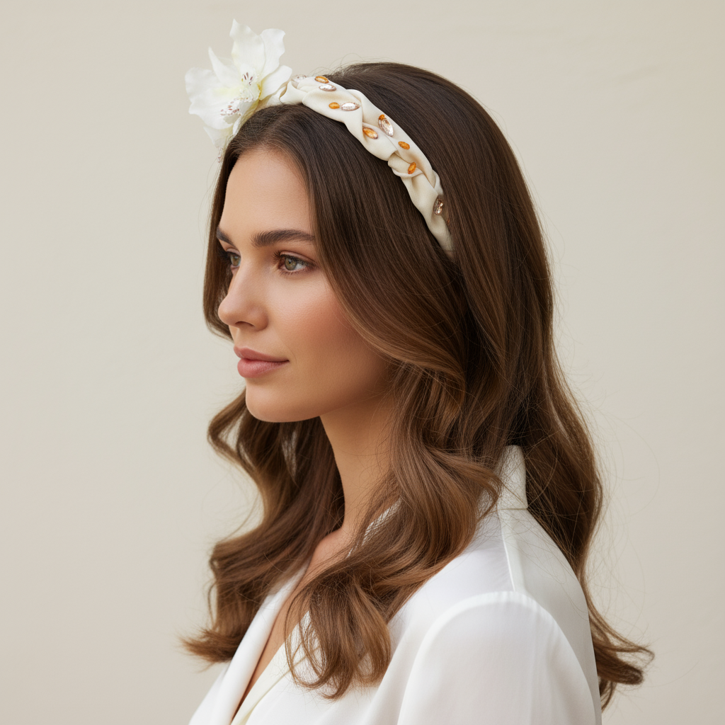 Marigold Floral Headband