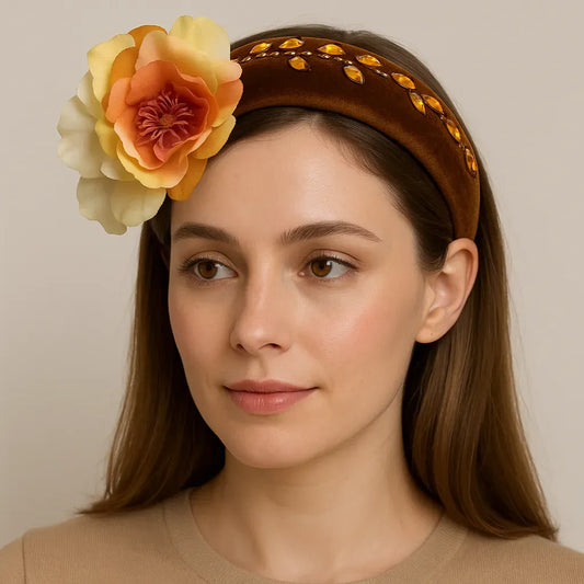 Celosia Floral Headband