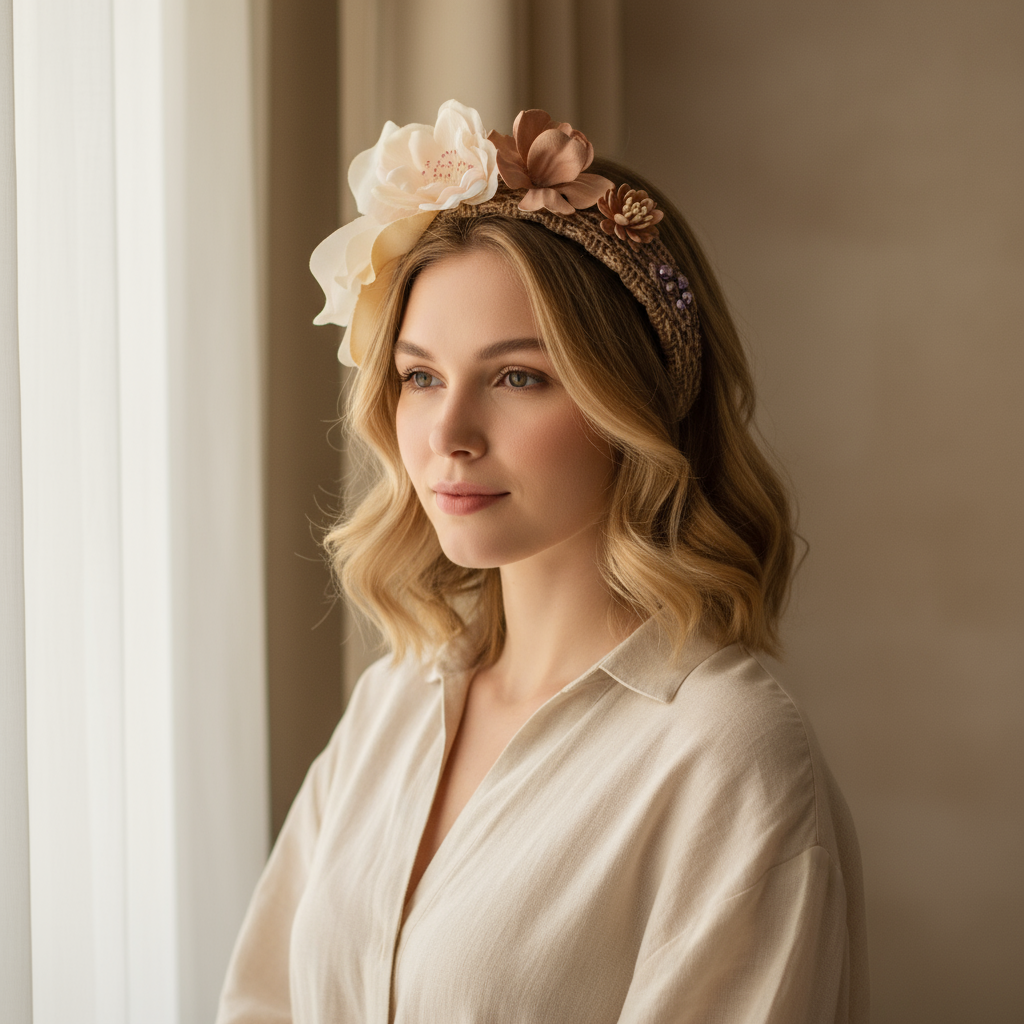 Magnolia Floral Headband