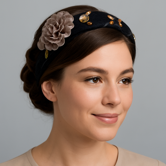 Pansy Floral Headband