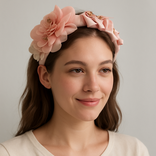 Dianthus Floral Headband