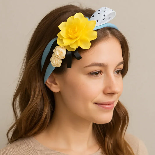 Sunflower Floral Headband