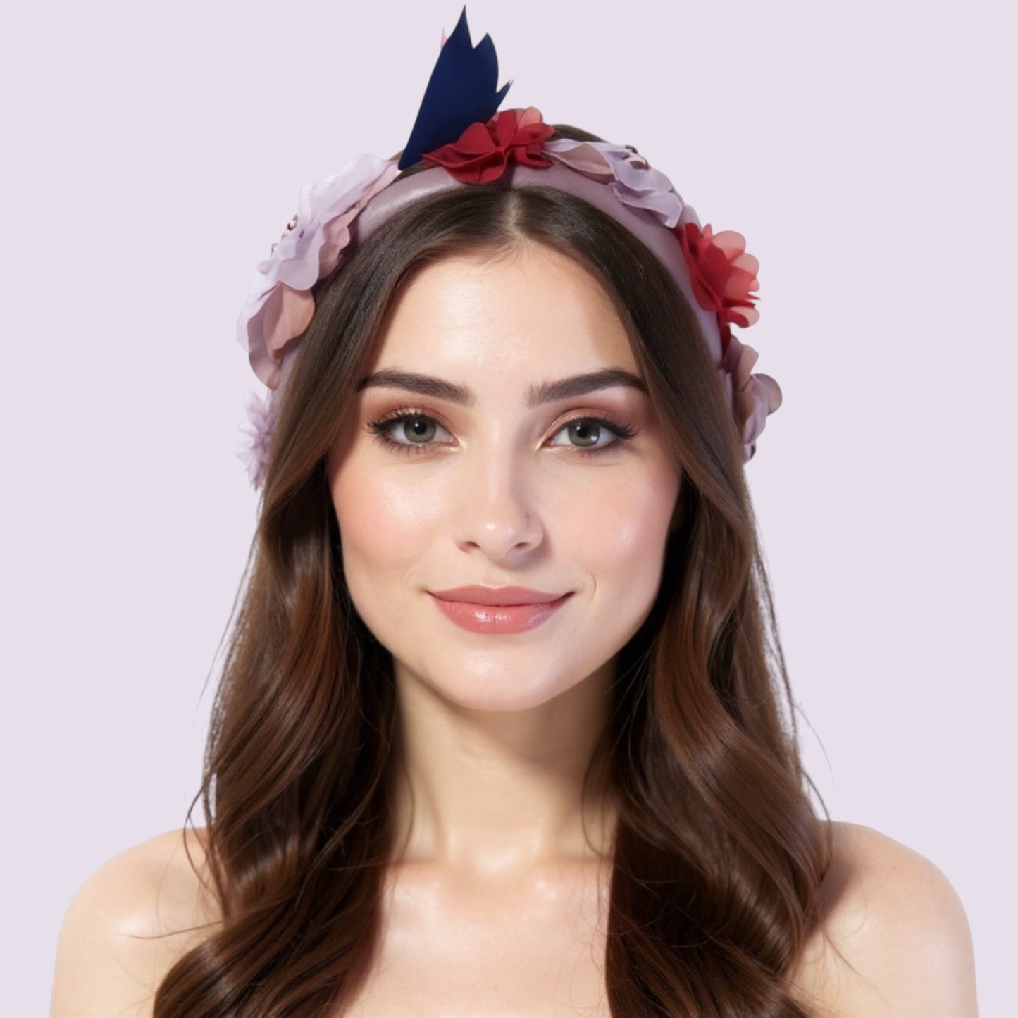 Cyclamen Floral Headband