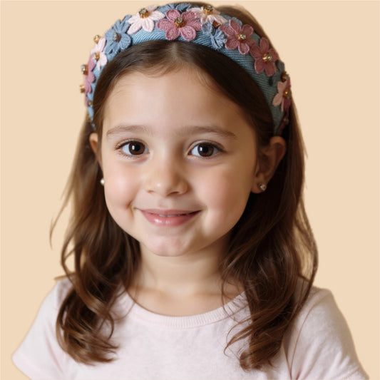 Forget Me Not Floral Headband