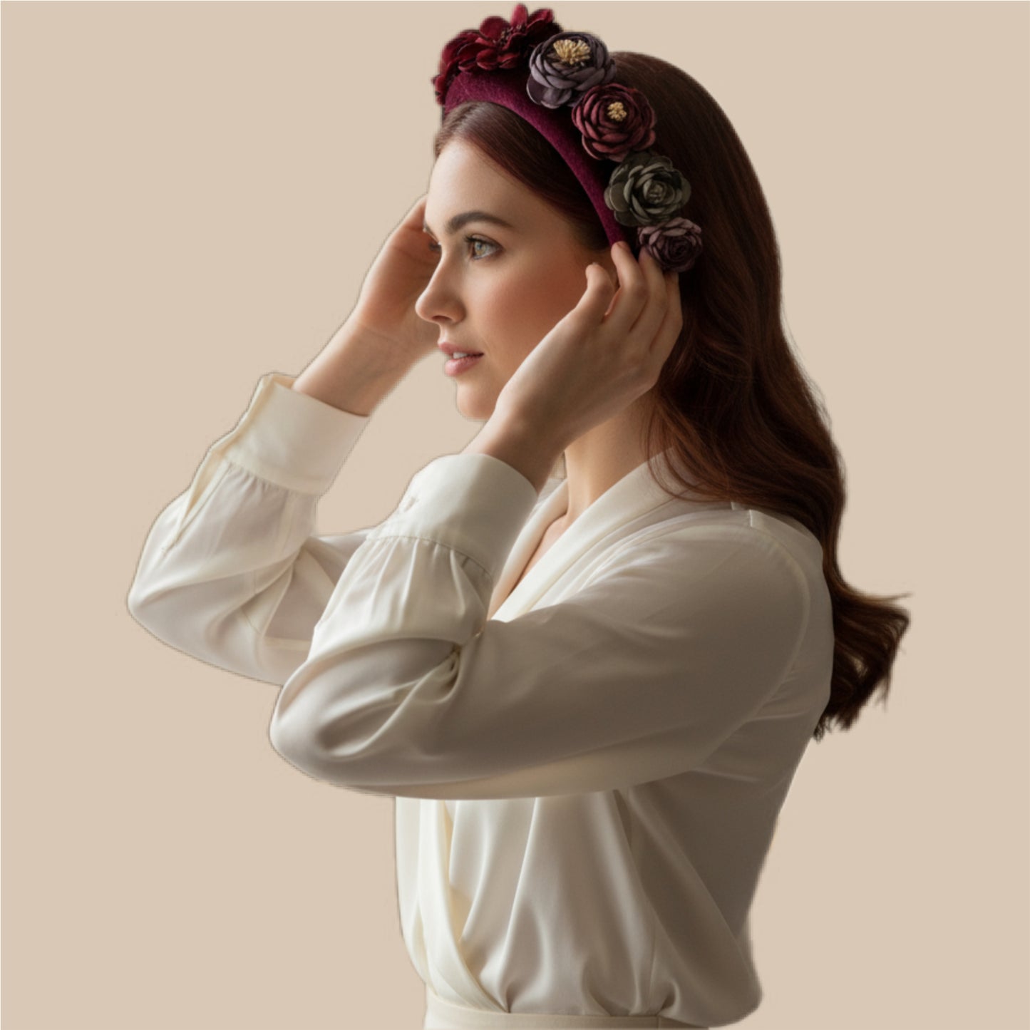 Lotus Floral Headband