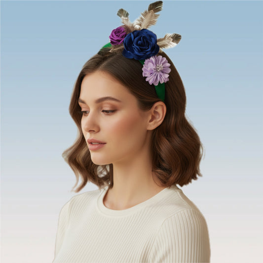 Cornflower Floral Headband