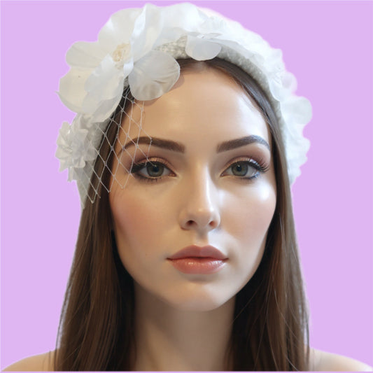 Snowdrop Floral Headband