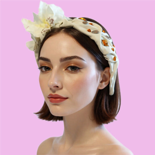 Marigold Floral Headband