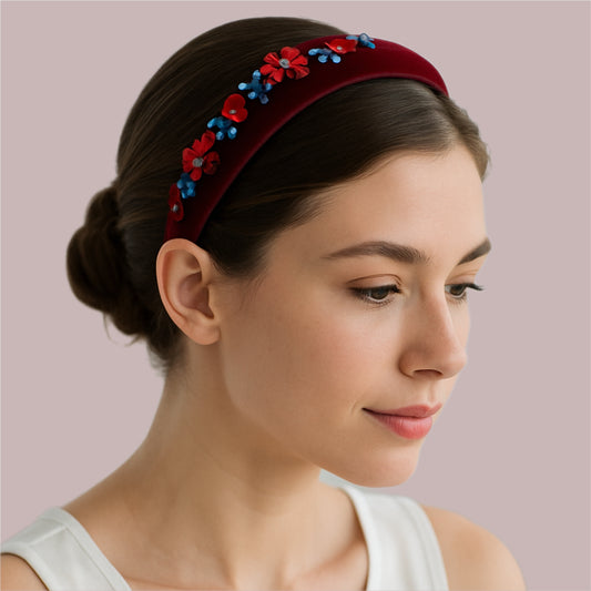 Verbena Floral Headband