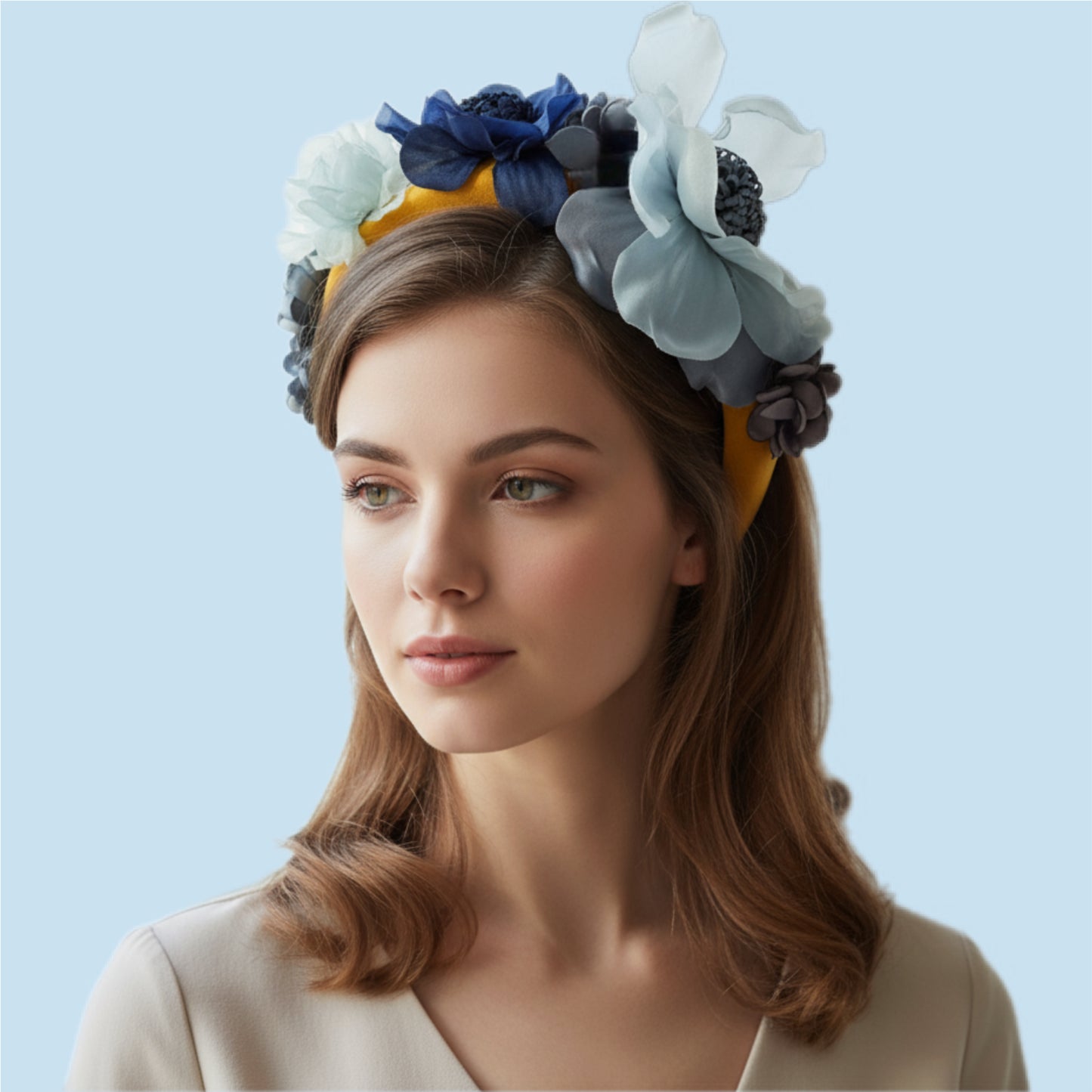 Sylvia Floral Headband