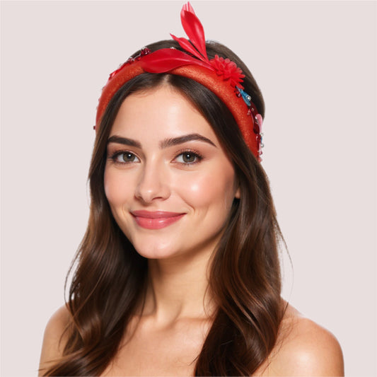Geranium Floral Headband