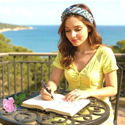 Freesia Floral Headband