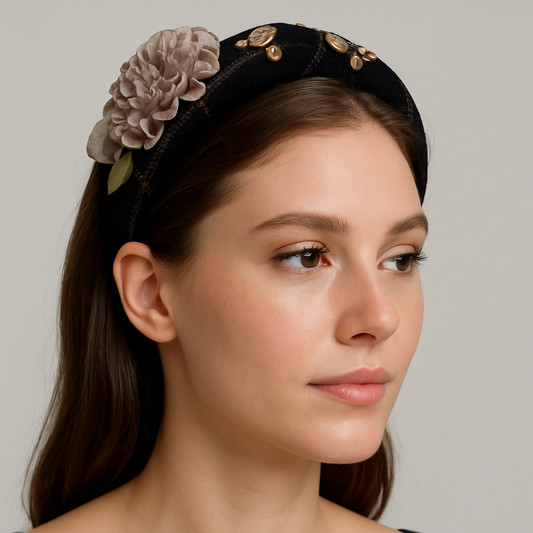 Pansy Floral Headband