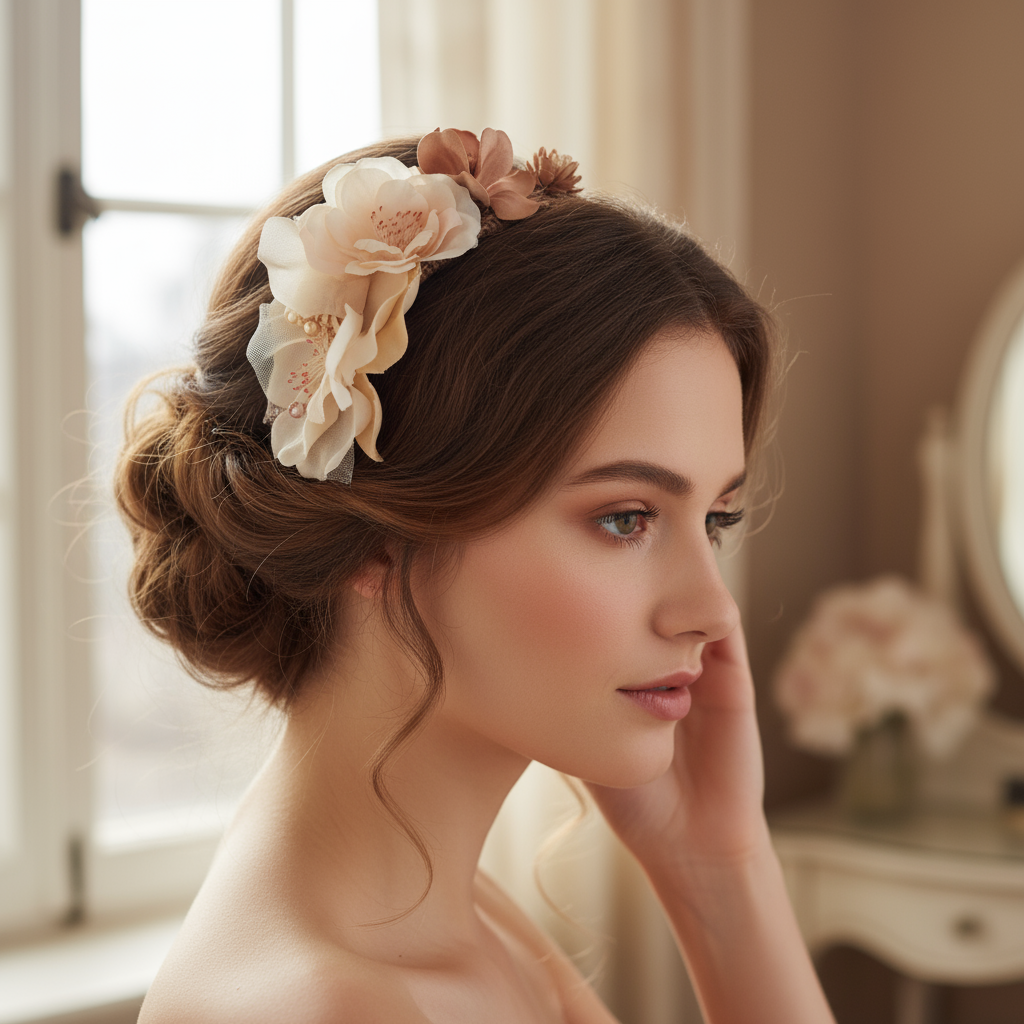 Magnolia Floral Headband