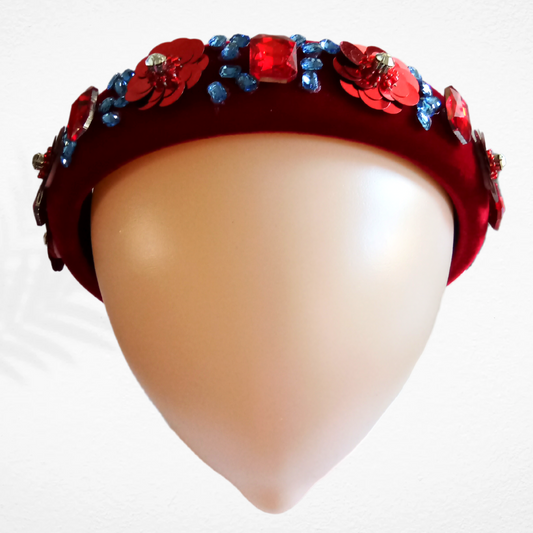 Verbena Floral Headband