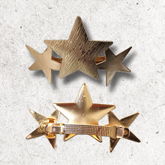 3 Stars Design Hair Clip