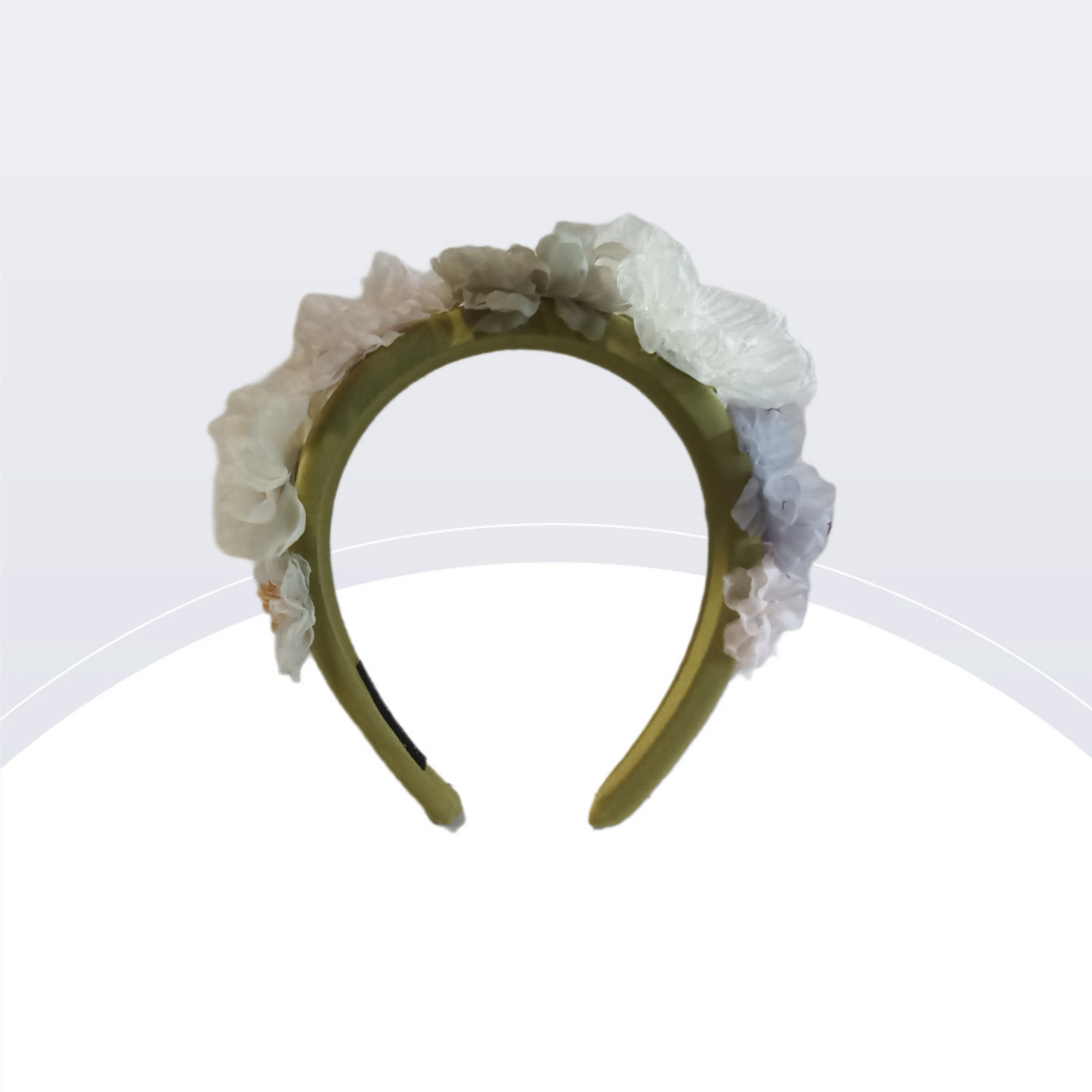 White Thistle Floral Headband