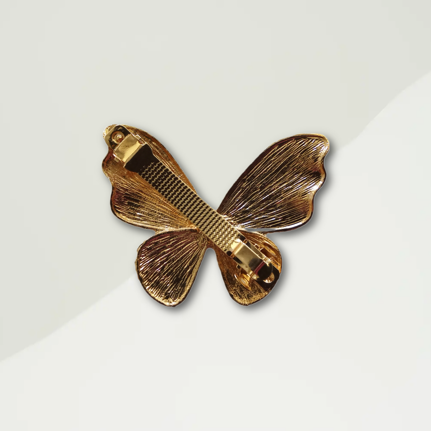 Gold Butterfly Design Hair Clip