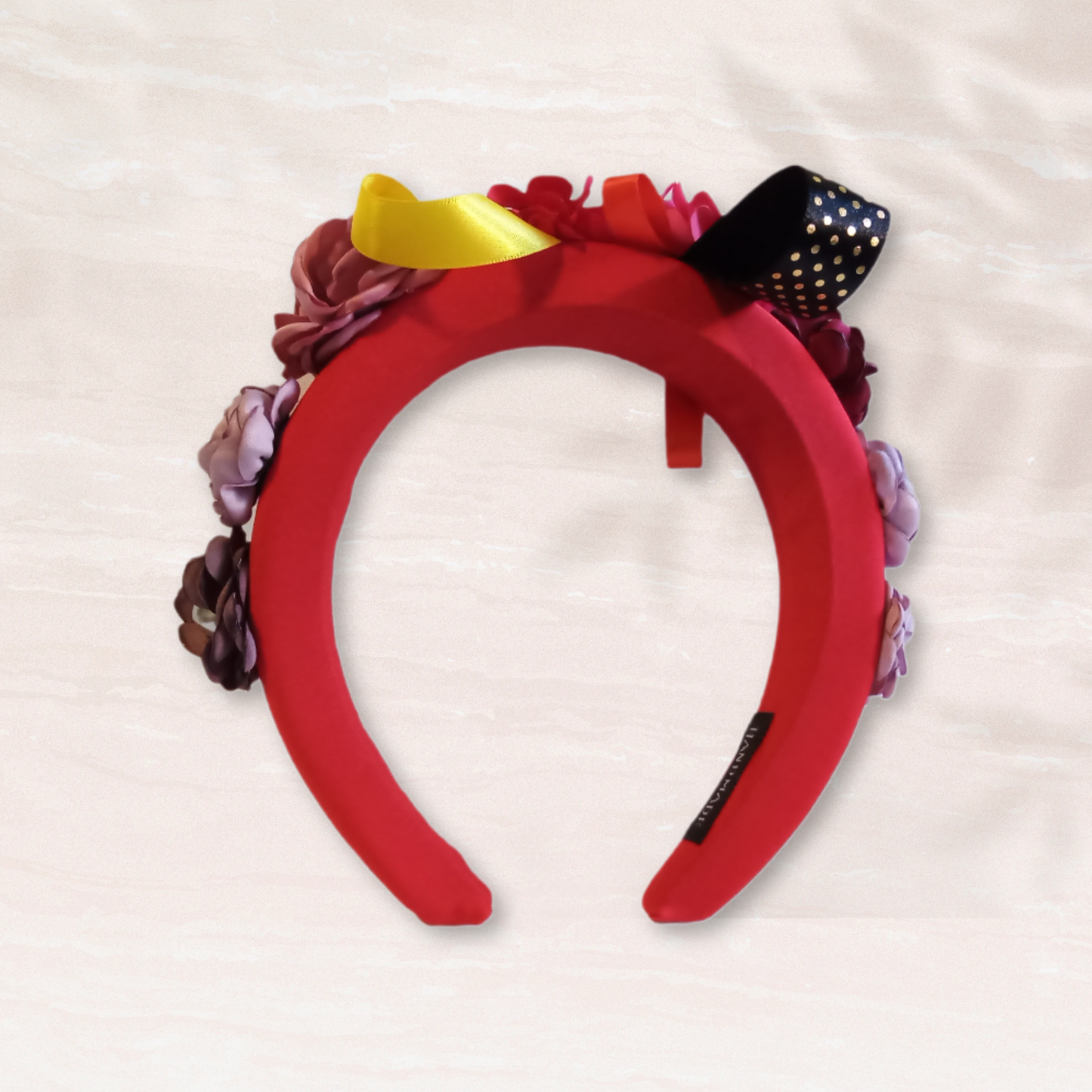 Red Poppy Floral Headband