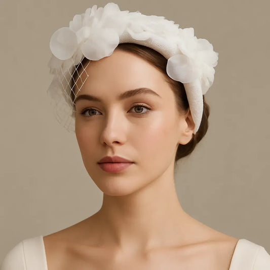Snowdrop Floral Headband