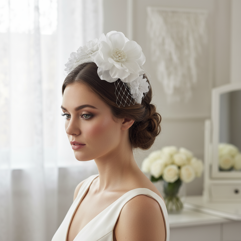 Snowdrop Floral Headband