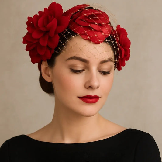 Amaryllis Floral Headband